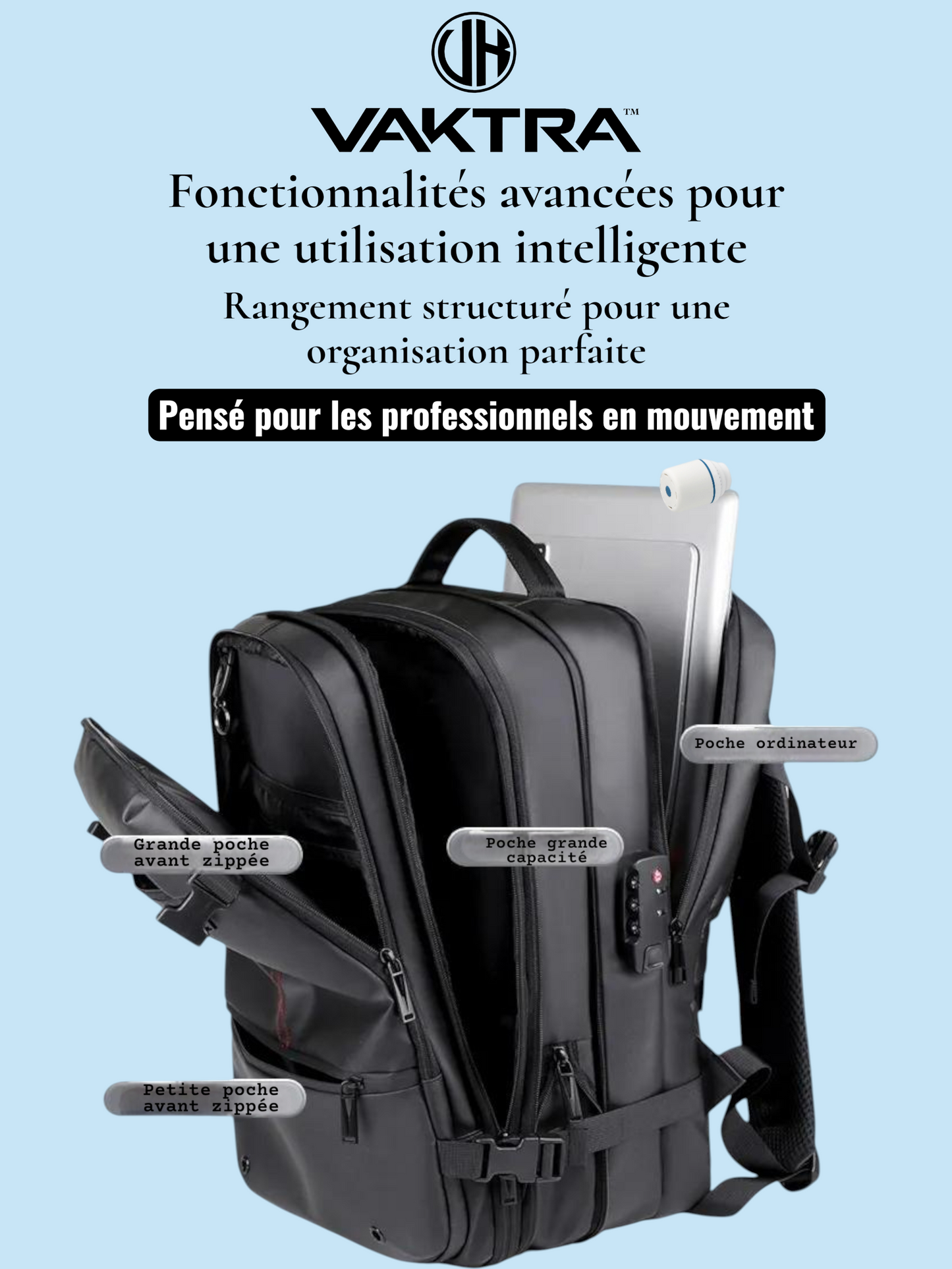 VaKtra™, Le sac cabine 50L qui remplace votre valise
