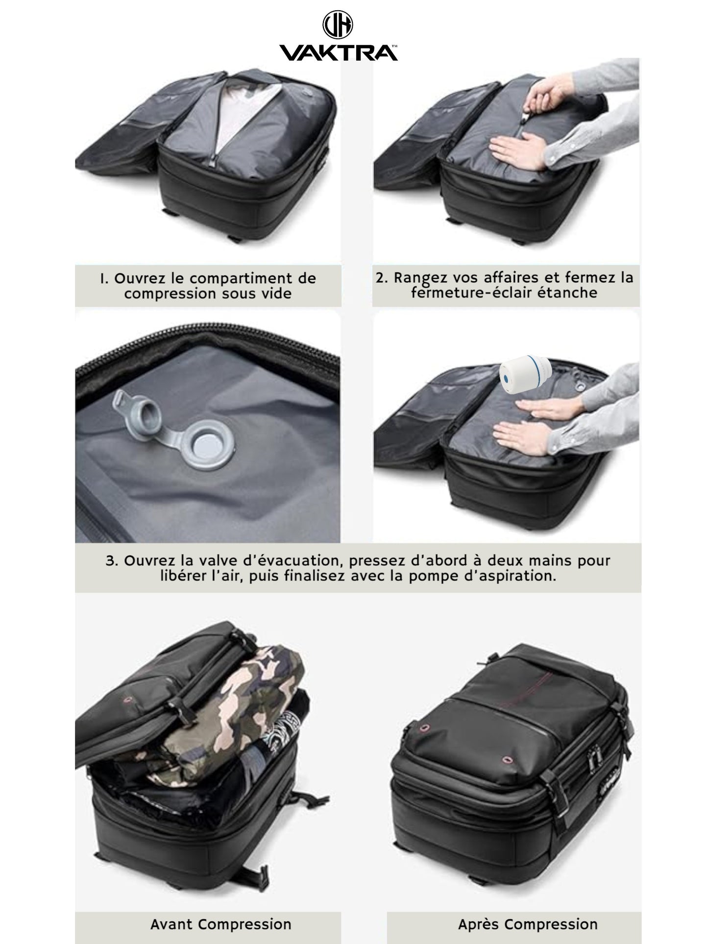 VaKtra™, Le sac cabine 50L qui remplace votre valise