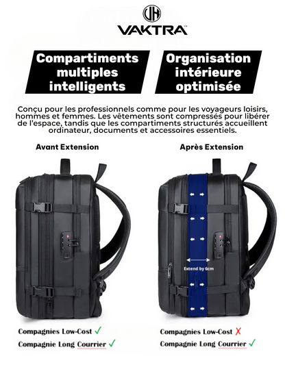 VaKtra™, Le sac cabine 50L qui remplace votre valise